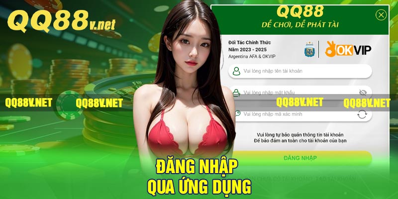 Đăng nhập qua ứng dụng